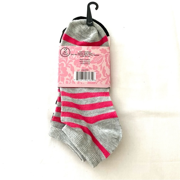 Carnival 2 Pair No-Show Fashion Socks - Picture 2 of 2